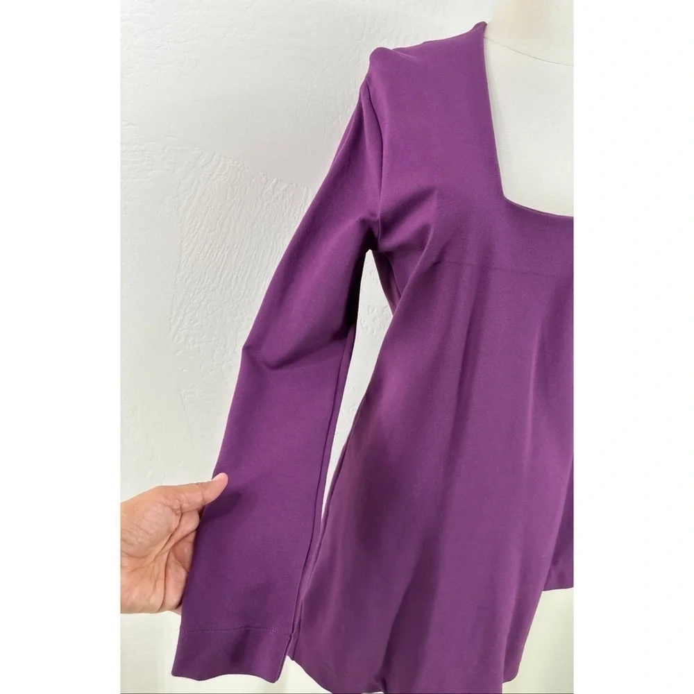 Kate Spade Saturday Square Neck Long Sleeve Knee Length Dress